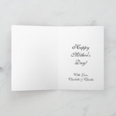 『ママ・スイート・ママ』 カード (内部)