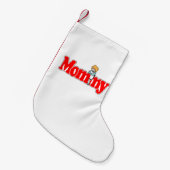 ママ スモールクリスマスストッキング (正面 (吊り時))