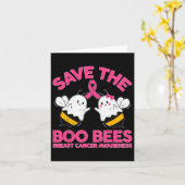 ママ セイブ ザ エス ブレステース 乳がん 面白い ハロ カード (黄色い花)
