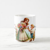 「ママ&ソンマグデザインハブ」 コーヒーマグカップ (中央)