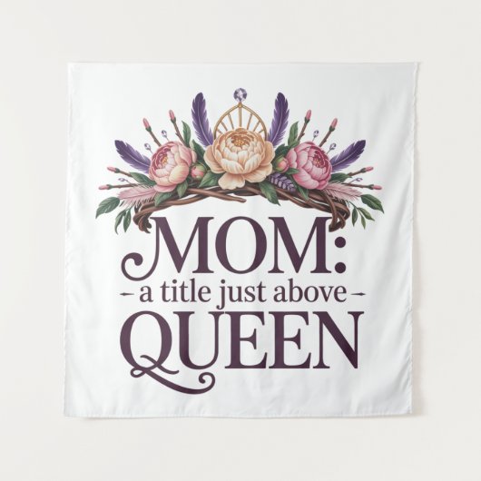 ママ タイトル クイーンの次 タペストリー (正面)