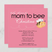 ママ·トゥ·ビーモダン·ベイビー·シャワー招待状 招待状 (正面/裏面)