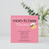 ママ·トゥ·ビーモダン·ベイビー·シャワー招待状 招待状 (スタンド正面)