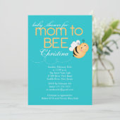 ママ·トゥ·ビーモダン·ベイビー·シャワー招待状 招待状 (スタンド正面)