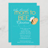 ママ·トゥ·ビーモダン·ベイビー·シャワー招待状 招待状 (正面/裏面)
