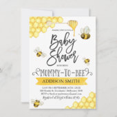 ママ·トゥ·ビー·テーマのベビーシャワー招待状 招待状 (正面)