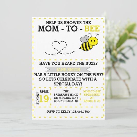 ママ·トゥ·ビー 招待状 (スタンド正面)