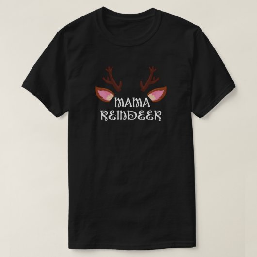 ママ・トナカイ Tシャツ (デザイン正面)