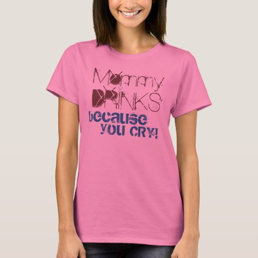 ママ・ドリンク Tシャツ (正面)