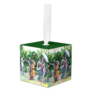 ママ·ネバ警告ー·トゥバ選手 キューブオーナメント