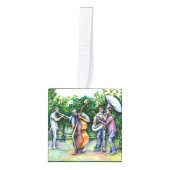 ママ·ネバ警告ー·トゥバ選手 キューブオーナメント (正面)