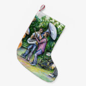 ママ·ネバ警告ー·トゥバ選手 スモールクリスマスストッキング (正面 (吊り時))