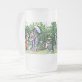 ママ·ネバ警告ー·トゥバ選手 フロストグラスビールジョッキ (正面左)