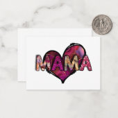 ママ ノートカード (正面/裏面インサイチュ)