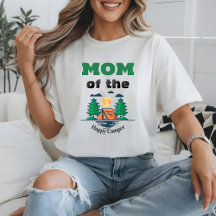 ママ ハッピーキャンパー Tシャツ キッズ 誕生日パーティー