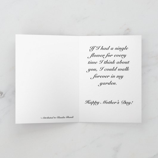 ママ…ハナミズキ カード (内部)