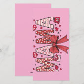 ママ バレンタイン サイン シーズンカード (正面/裏面)