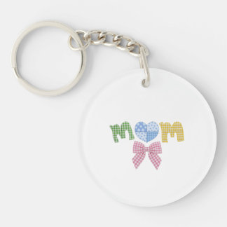 ママ パッチワーク 母の日 ギフト オーダーメイド アクリル キーホルダー