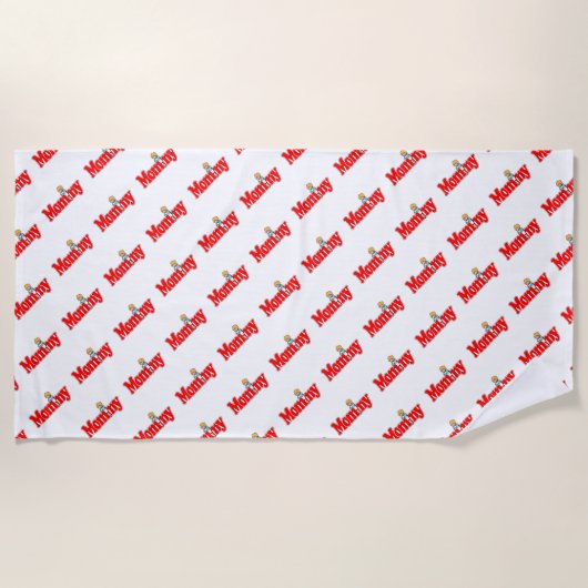 ママ ビーチタオル (正面)