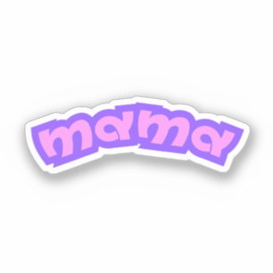 ママ ピンクのママ 母 新米ママ ママさん シール