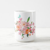 ママ・ピンク&ピーチの花の話 コーヒーマグカップ (中央)