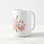 ママ・ピンク&ピーチの花の話 コーヒーマグカップ (正面右)