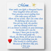 ママ… フォトプラーク (正面)