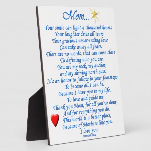 ママ… フォトプラーク (側面)