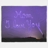 ママ フリースブランケット (正面(横))