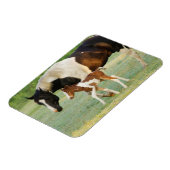 ママ&フ生まれたばかりのィリ絵を描ー マグネット (左側)