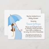 ママ·ブモダンルーボーイ·シャワー·パーティー 招待状 (正面/裏面)