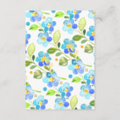 ママ＆ベイビー うさぎ シャワーディーパーズラッフルチケット エンクロージャーカード (裏面)