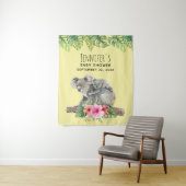 ママ＆ベイビー コアラ クマ かわいい 水彩 ベビーシャワー タペストリー (インサイチュ)