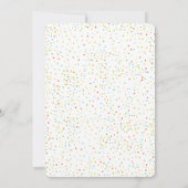 ママ&ベビーカップケーキベビーシャワー招待状 招待状 (裏面)