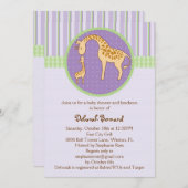 ママ&ベビーキリンベビーシャワー招待状 招待状 (正面/裏面)