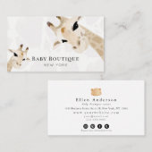 ママ&ベビーキリンベビーブティックソーシャルメディアブシン 名刺 (正面/裏面)