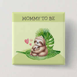 ママ&ベビースロスベビーシャワーカスタマイズ可能ボタン 缶バッジ