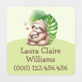 ママ&ベビースロッスカスタマイズ可能な子供服ラベル ラベル (デザイン2)