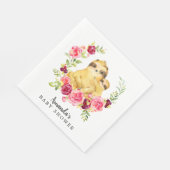 ママ&ベビースロッスガールズシャワー紙ナプキンス スタンダードランチョンナプキン (角)