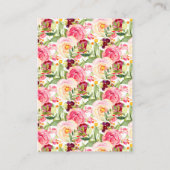 ママ&ベビースロッスシャワーおむつラッフルチケット エンクロージャーカード (裏面)