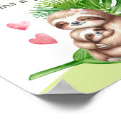 ママ&ベビースロースおしゃぶり狩りベビーシャワーポスター ポスター (角)