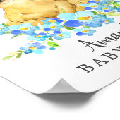 ママ&ベビースロース歓迎ベビーシャワーポスター ポスター (角)