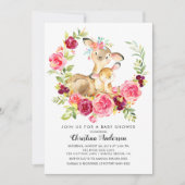 ママ&ベビーディアベビーシャワー 招待状 (正面)