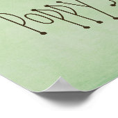 ママ&ベビーフクロウ子供部屋キッズルームウォールポスター ポスター (角)