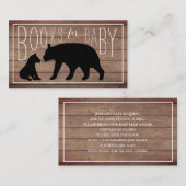 ママ+ベビーベアブックリクエスト エンクロージャーカード (正面/裏面)