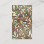 ママ&ベビームースベイビーシャワーオムツラッフルチケット エンクロージャーカード (裏面)