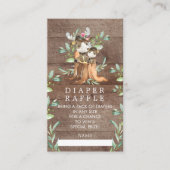 ママ&ベビームースベイビーシャワーオムツラッフルチケット エンクロージャーカード (正面)