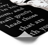 ママ&ベビーラムバイブル引用文ポスター ポスター (角)