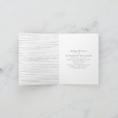 ママ&ベビー恐竜ボーイベビーシャワー招待状 招待状 (内部)