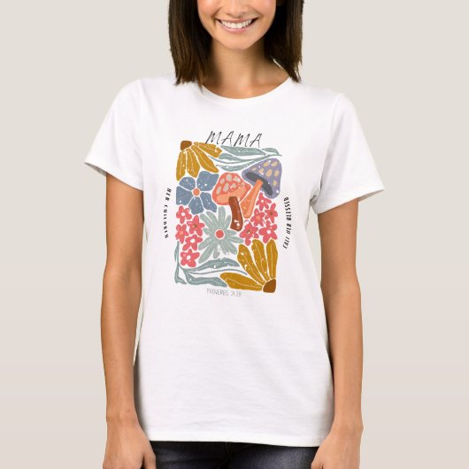 ママ ボタニカル Tシャツ (正面)